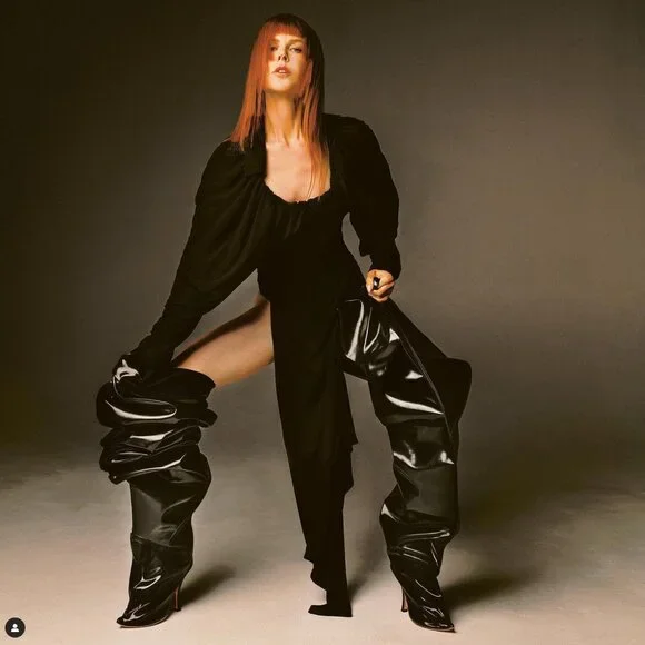 Y/Project | Shoes | Yproject Tubular Scrunch Boots Patent Leather